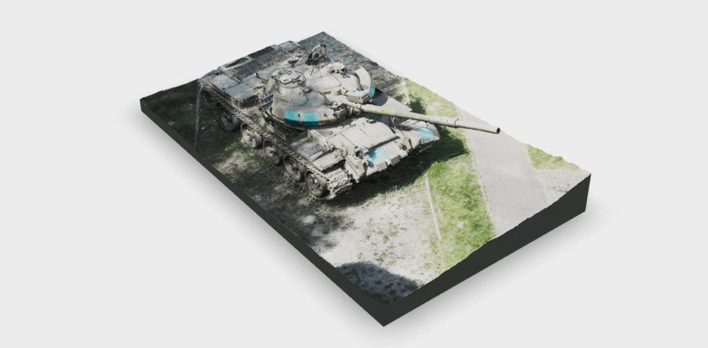 Trophy Russian tank T-62