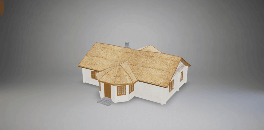 3D reconstruction of the house in which Taras Shevchenko dreamed of living